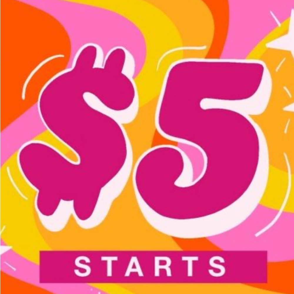 $5 Low Starts!! All Sizes!! Random Pulls!! Name brand clothing!!